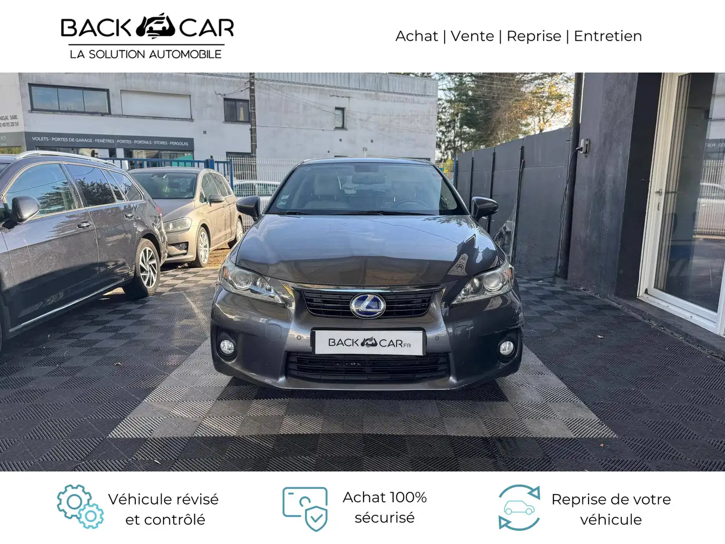Lexus CT 200h 200h 136 Sensation - ENTRETIEN 100% LEXUS - PRET A PARTIR Grijs - 2