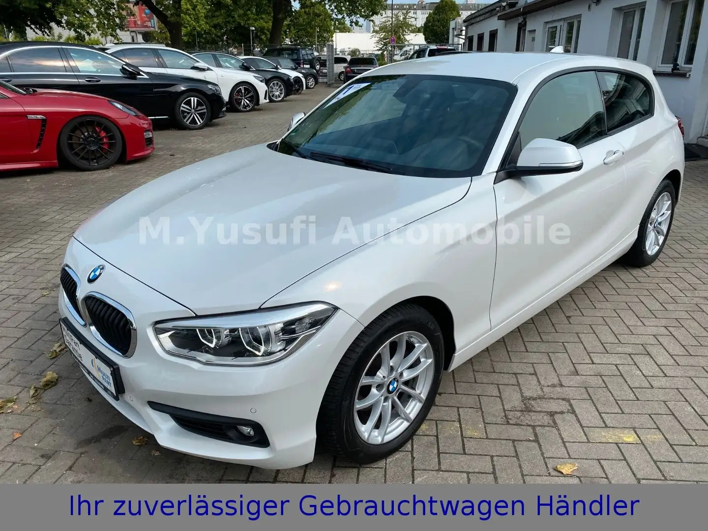 BMW 116 i ADVANTAGE TEMPOMAT|AHK|PDC|LED|SITZH.|E6 Blanc - 1