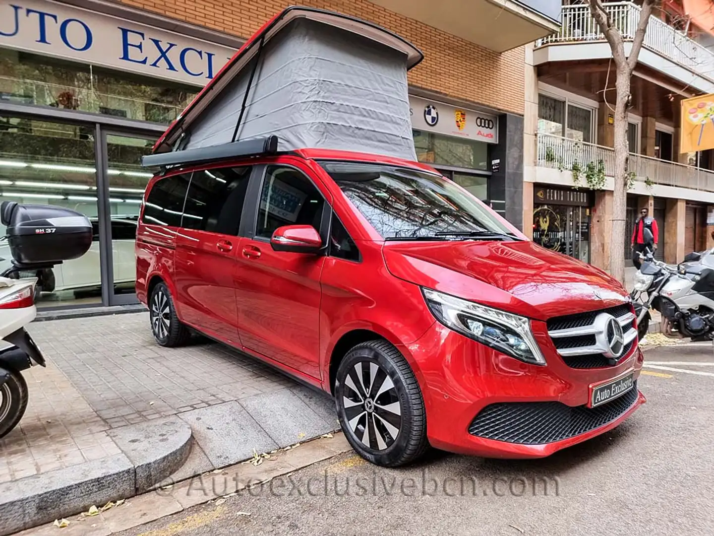 Mercedes-Benz V 300d Marco Polo Horizon 4MATIC Rojo - 2