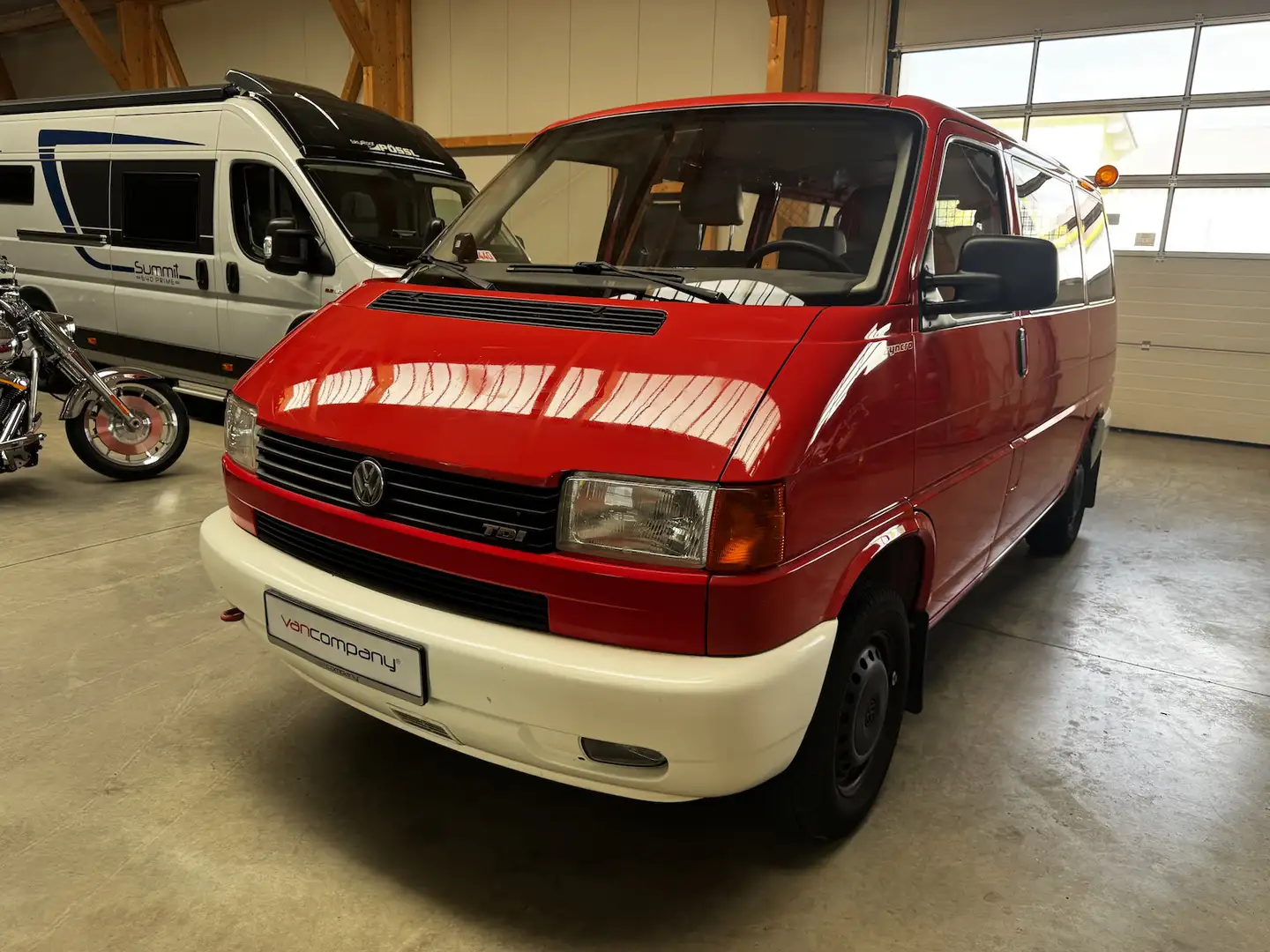 Volkswagen T4 2.5 TDI Syncro 4x4 7-Sitzer 1. Hand! Rouge - 2