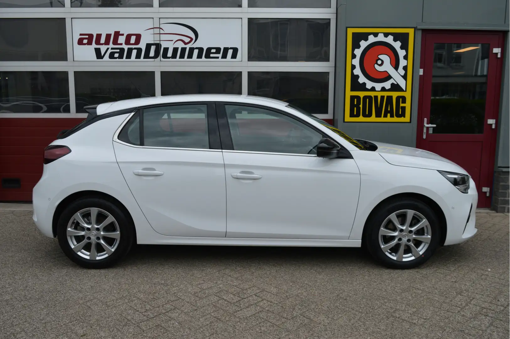 Opel Corsa 1.2 Elegance O.a: Stoel+stuurverw, PDC, Camera, Ca Wit - 2