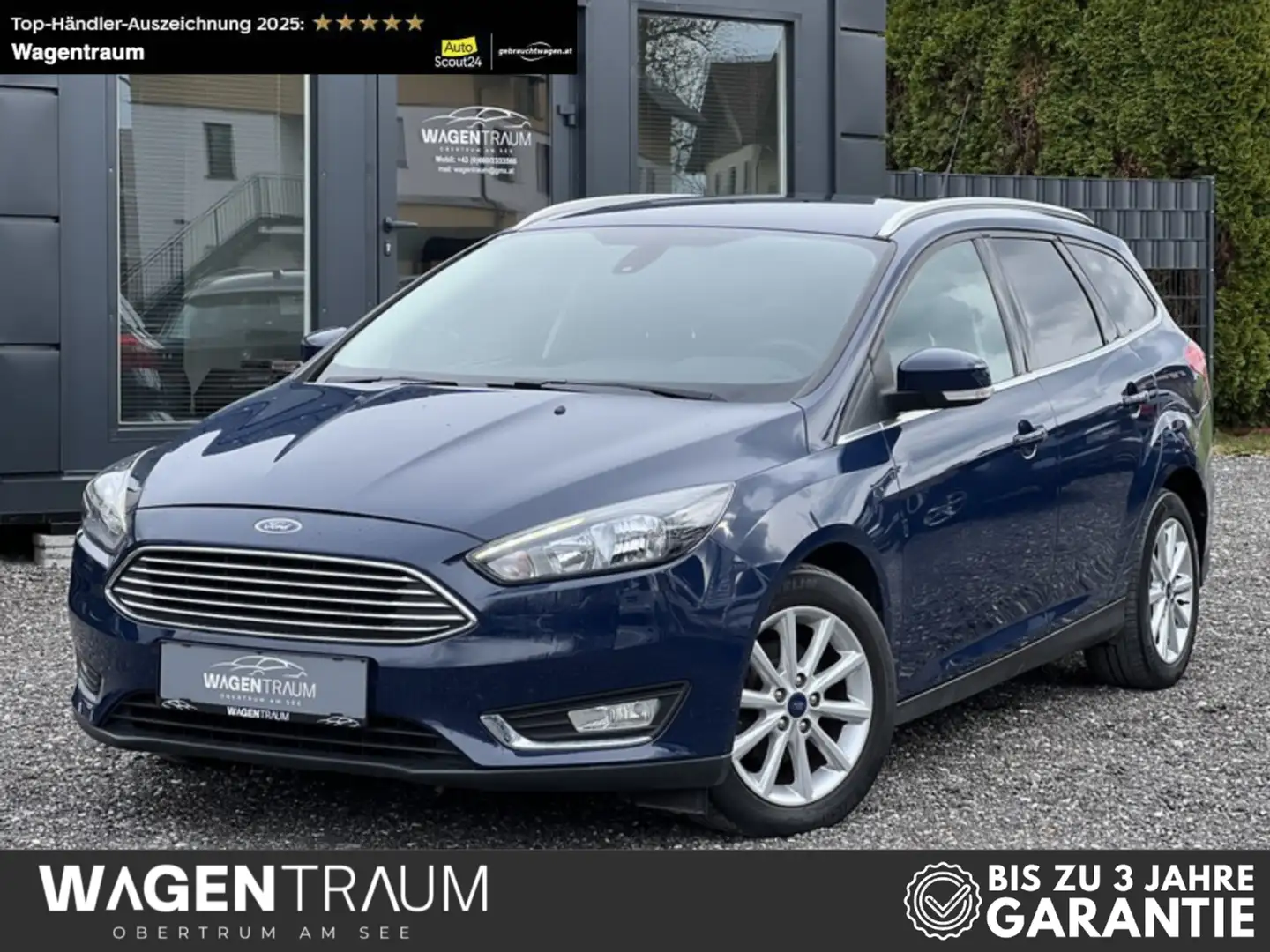 Ford Focus Turnier 1,6 TDCi Titanium - Kamera - Bluetooth - Blau - 1