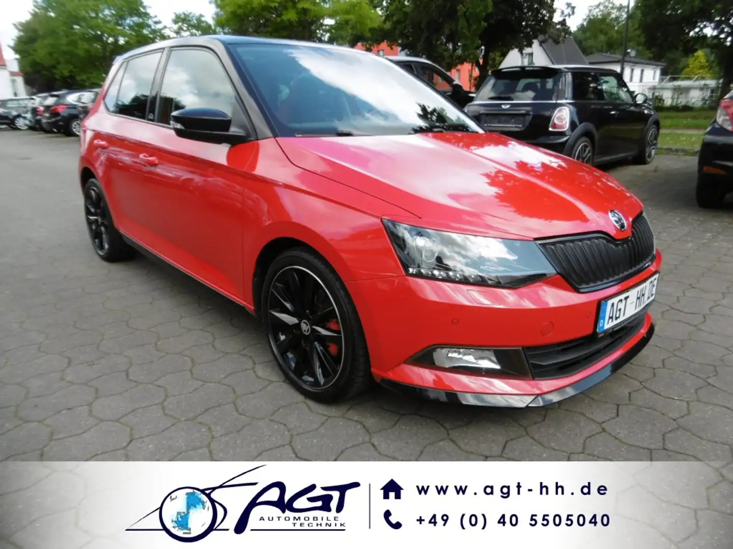 Skoda Fabia 1.2 Monte Carlo Pano Nav Sitzheizung PDC Rot - 1
