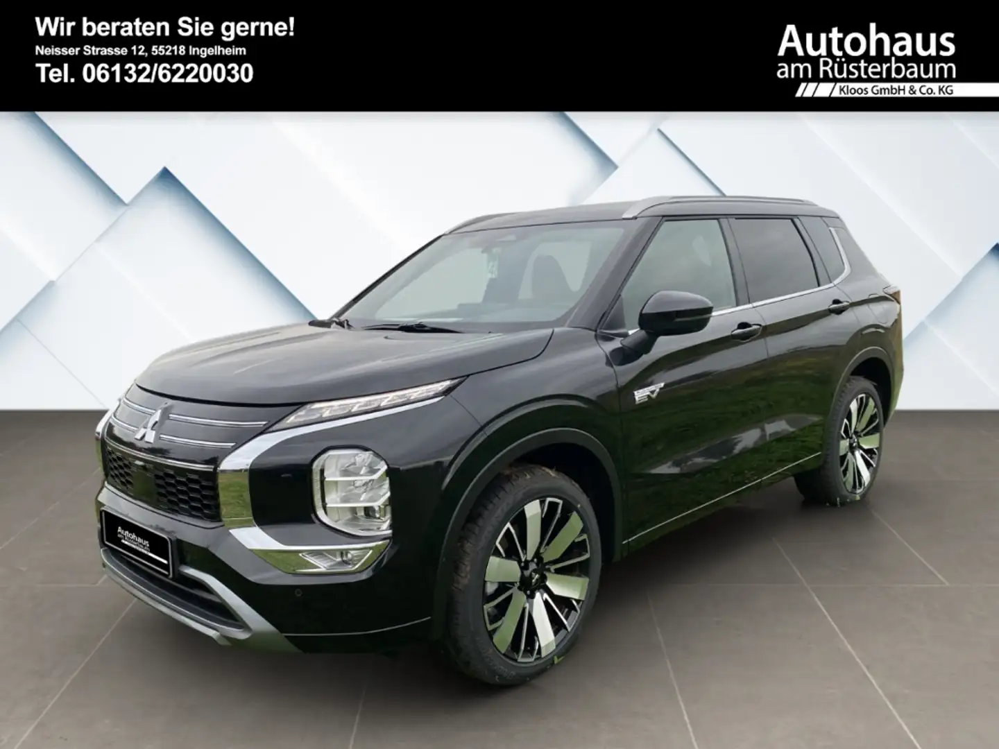 Mitsubishi Outlander PHEV 2.4L TOP Lux. HUD StandHZG El. Panodach Navi Schwarz - 2