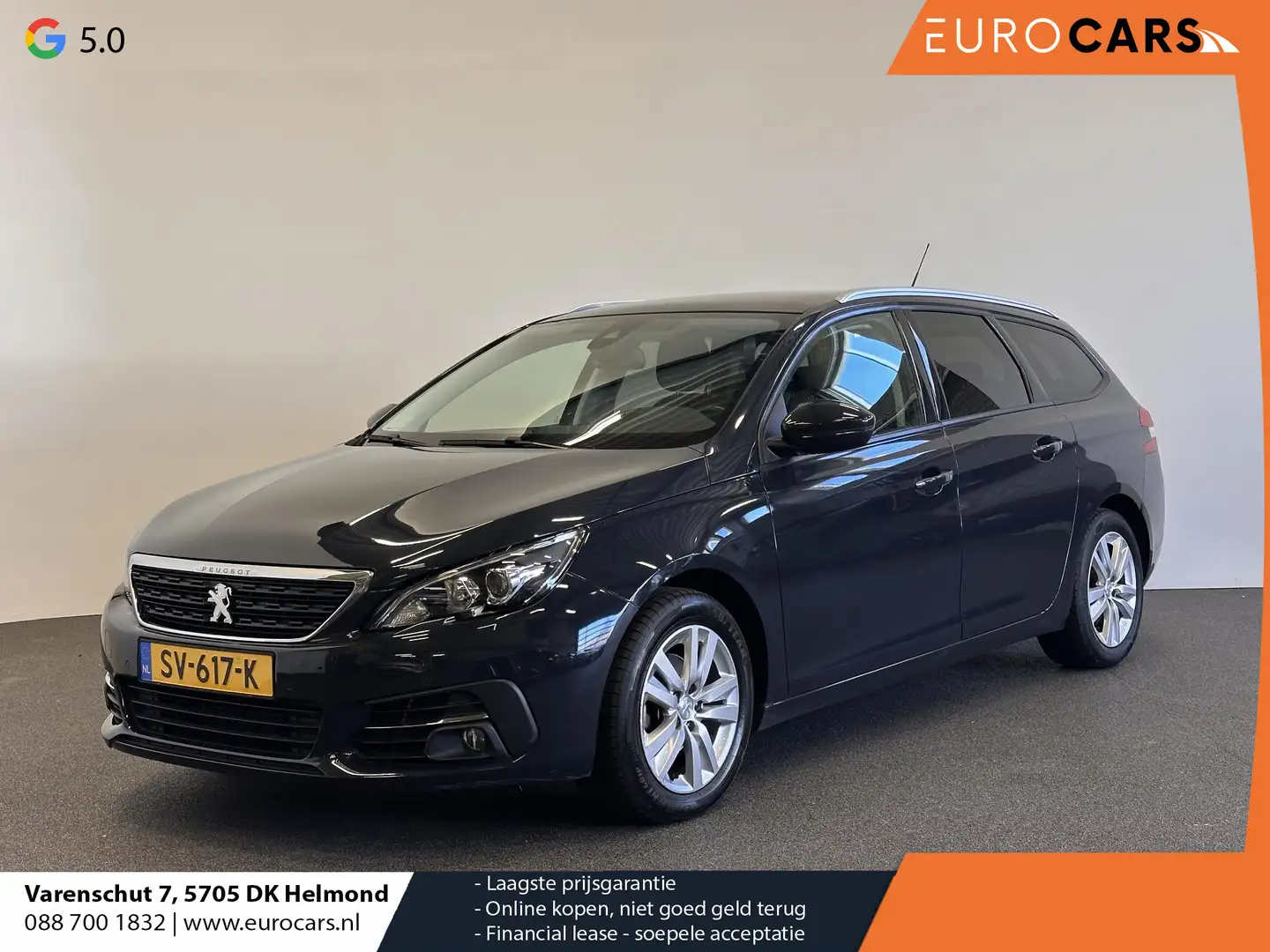 Peugeot 308 SW 1.2 110PK PureTech Blue Lease Executive Airco N Grijs - 1