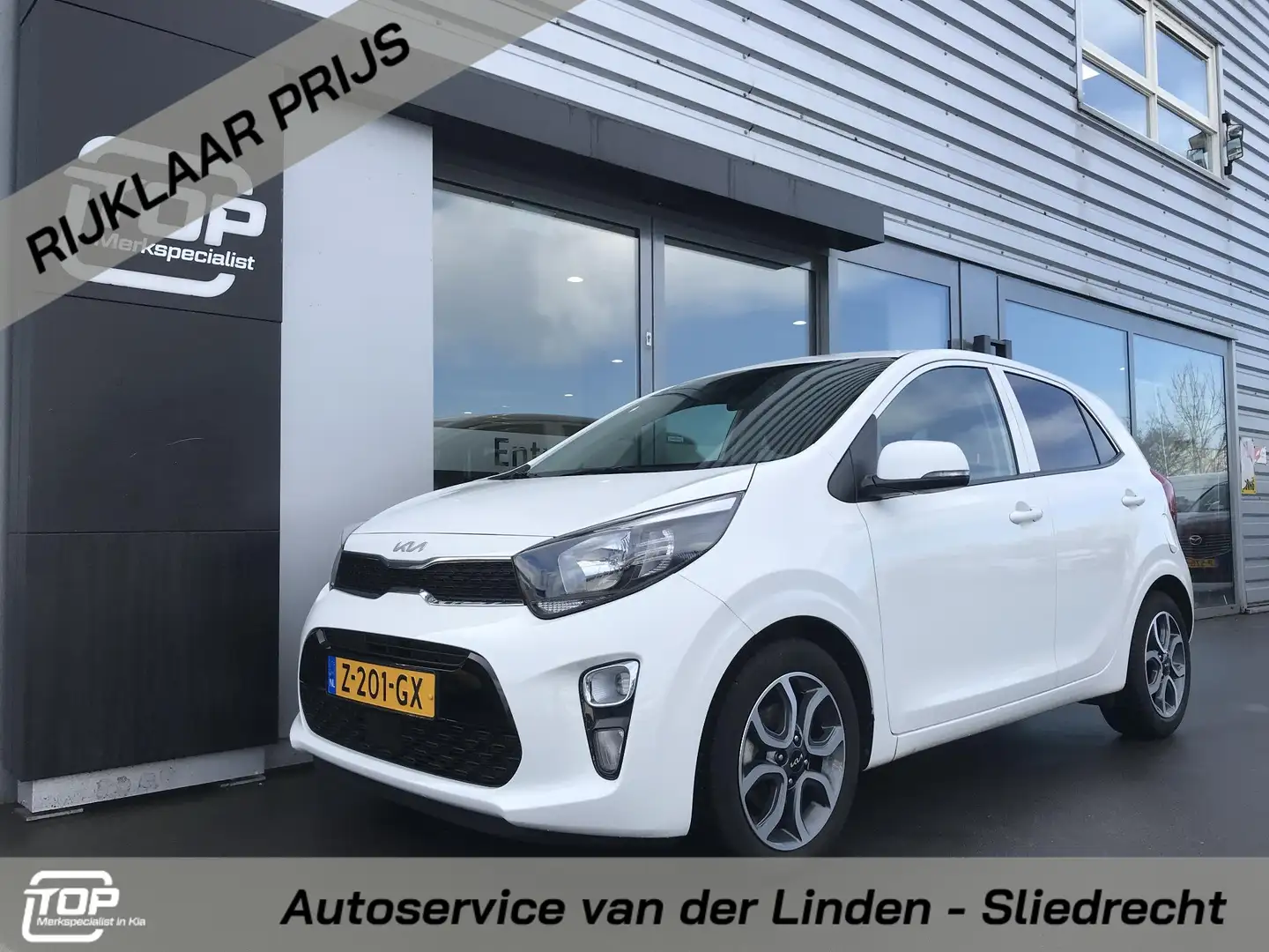 Kia Picanto 1.0 DynamicPlusLine Stoelverw. 7 JAAR GARANTIE Weiß - 1