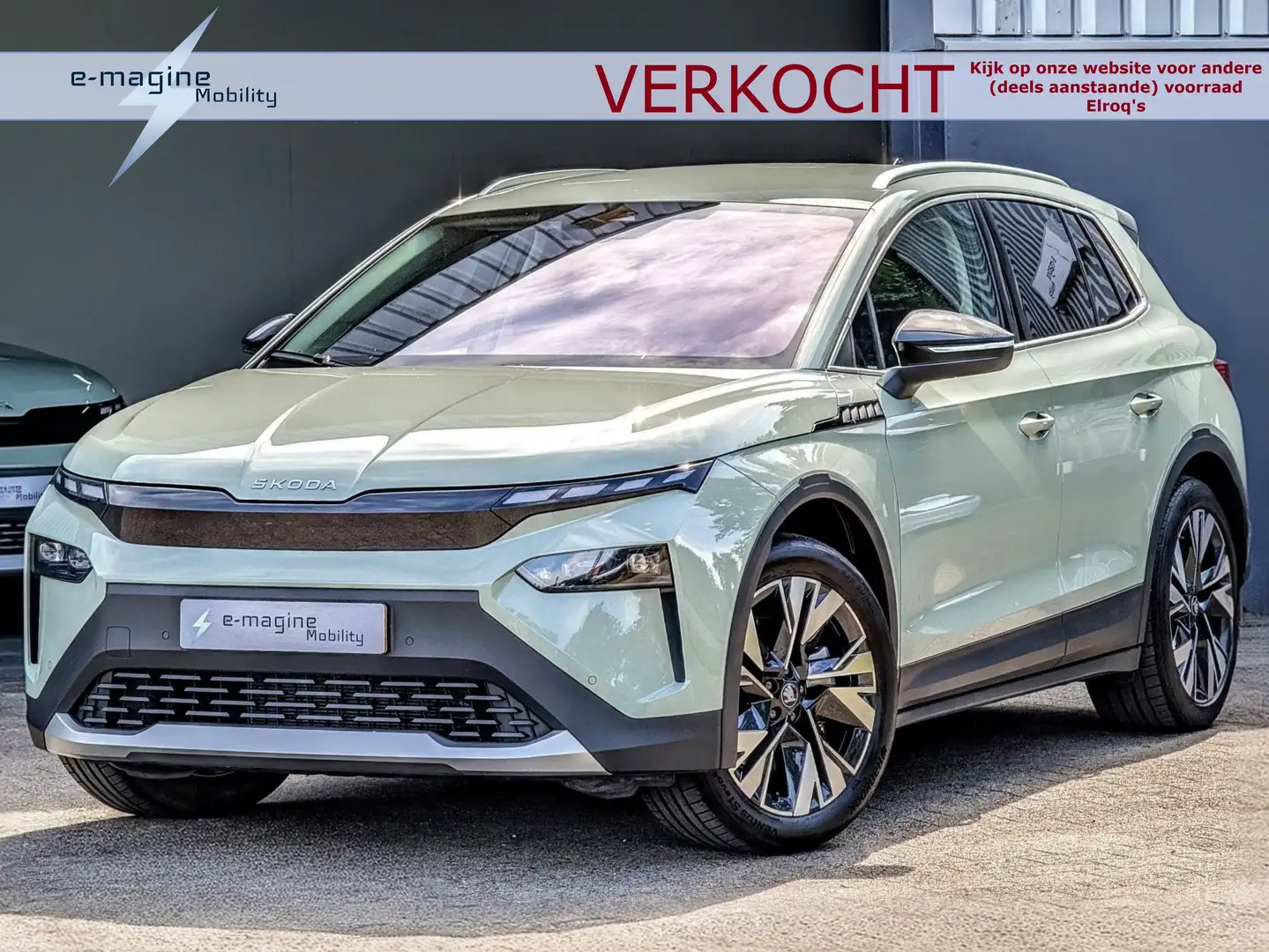 Skoda Elroq 85 Business PLUS, Warmtepomp, Matrix, Winter, Remo Vert - 1