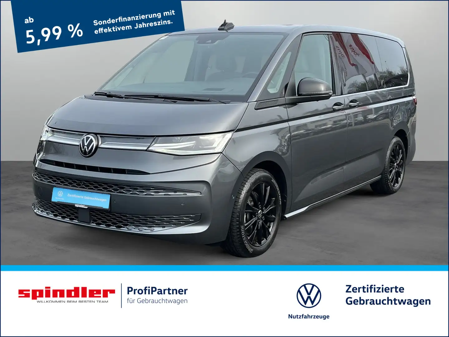 Volkswagen T7 Multivan Life lang DSG/ Standh, Pano,Matrix, AHK Grau - 1