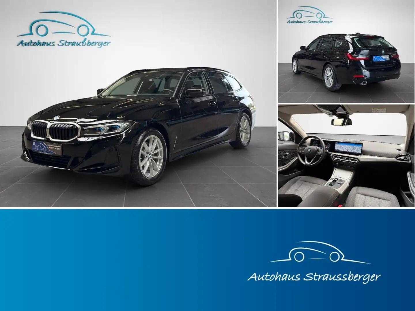 BMW 320 i Touring Temp HuD SHZ KZU Memory adpt.LED 3Z Black - 1