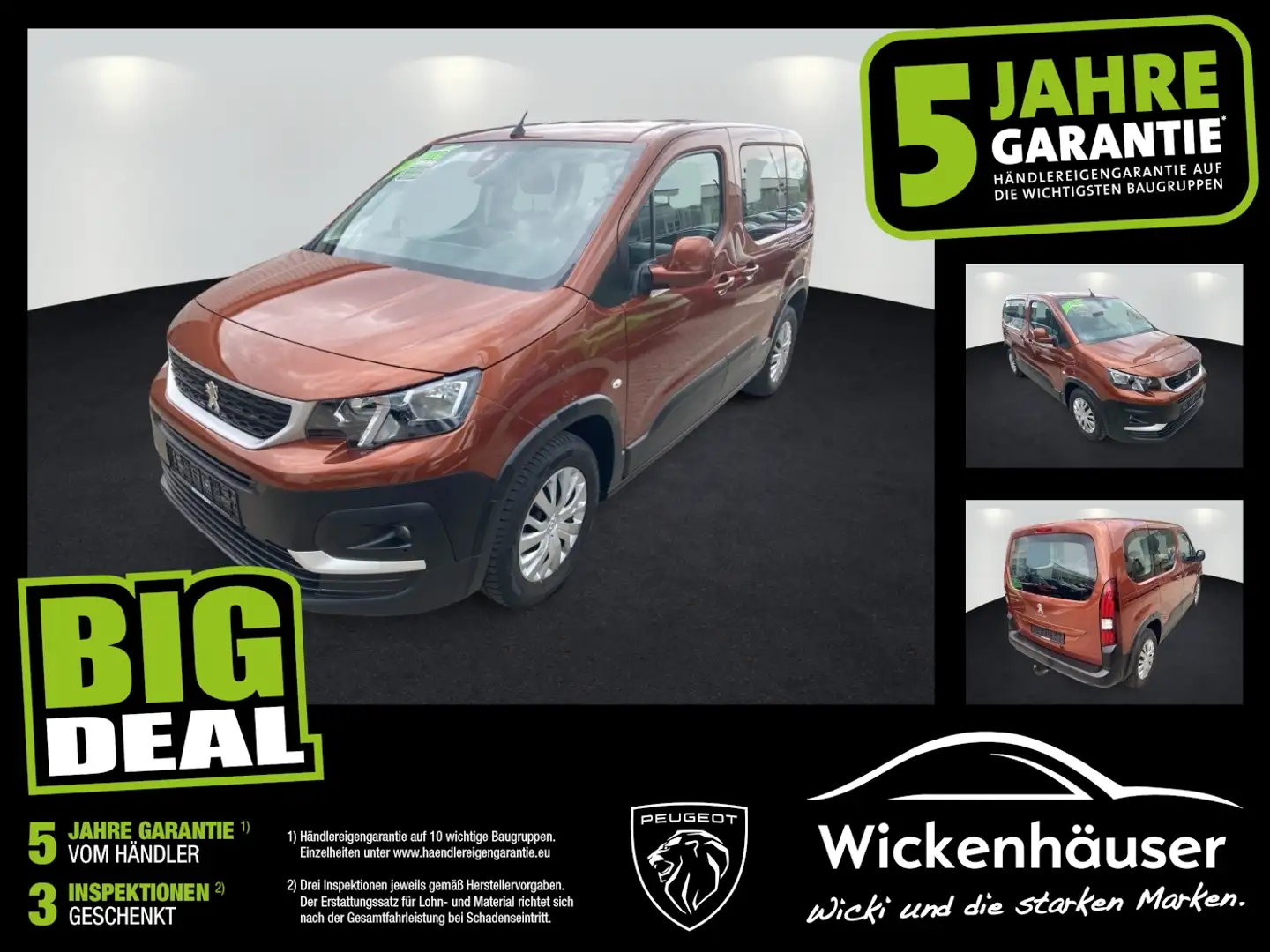 Peugeot Rifter 1.2 PureTech 110 L1 Active AHK SpurH PDC - 1