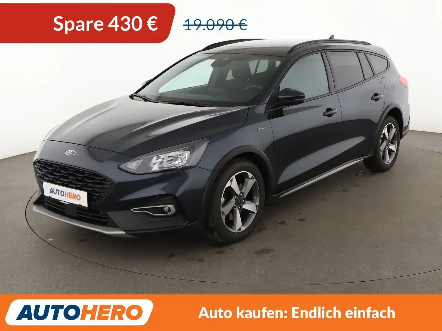 Ford Focus 1.0 EcoBoost Mild-Hybrid Active X*NAVI*TEMPO*CAM* Bleu - 1