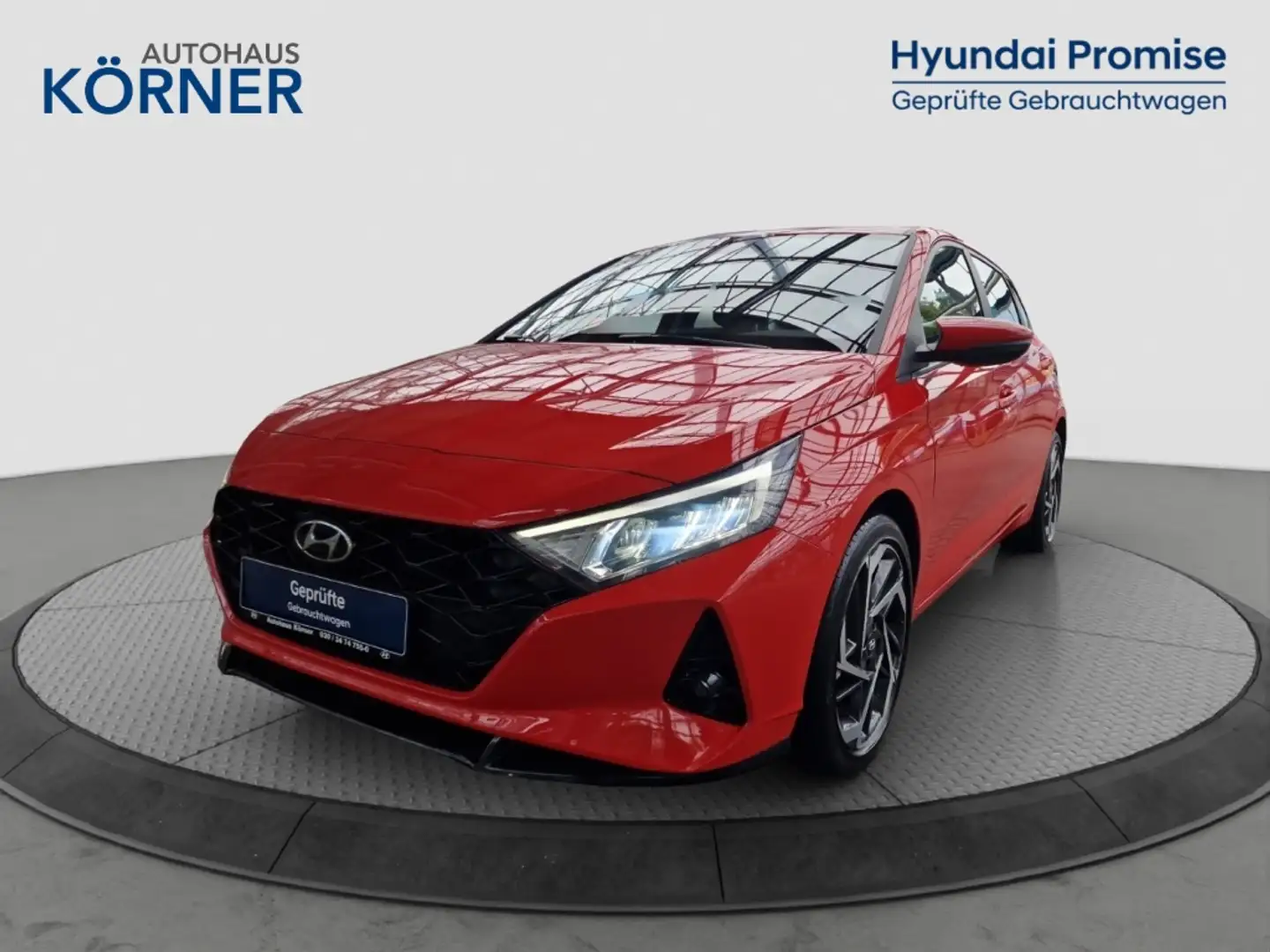 Hyundai i20 INTRO 1.0 T-Gdi *LED*CARPLAY*CAM*SITZHZG* Rot - 2