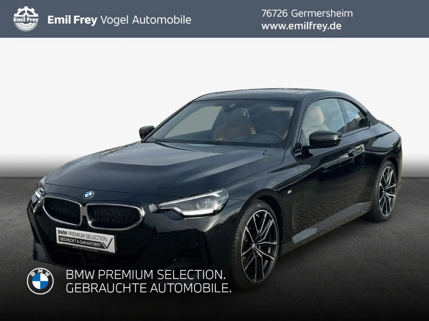 BMW 220 i Coupe Aut. M Sport Klimaautomatik* PDC*Navi* Schwarz - 1