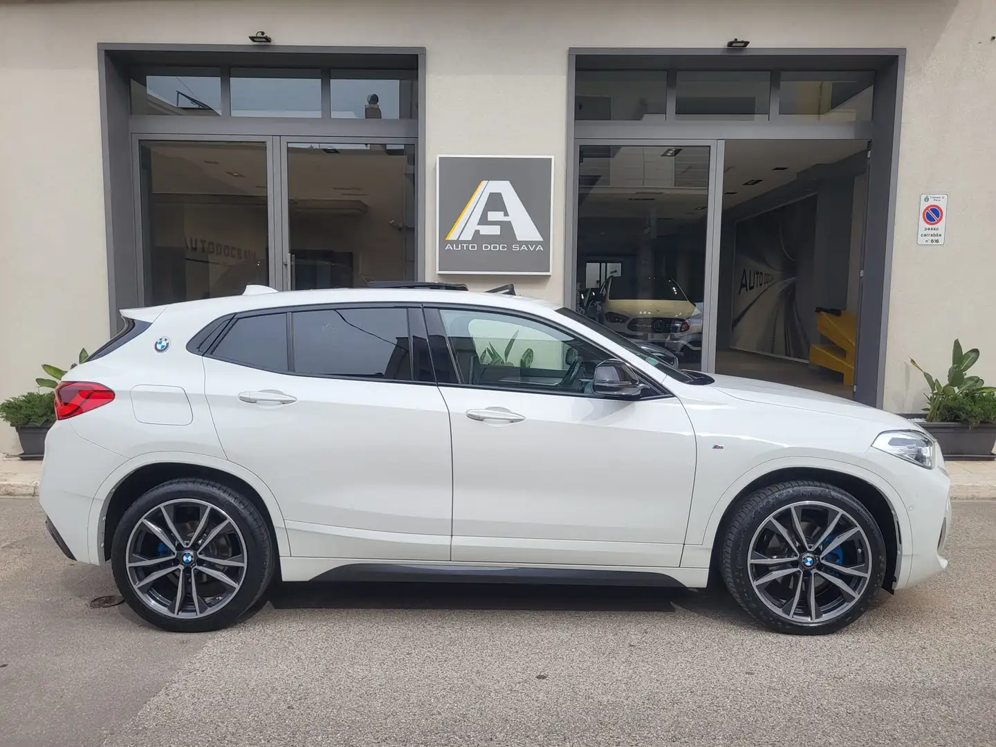 BMW X2 2.0 D 150 Cv S Drive M-Sport+Tetto+Luci Ambiente,, Alb - 2