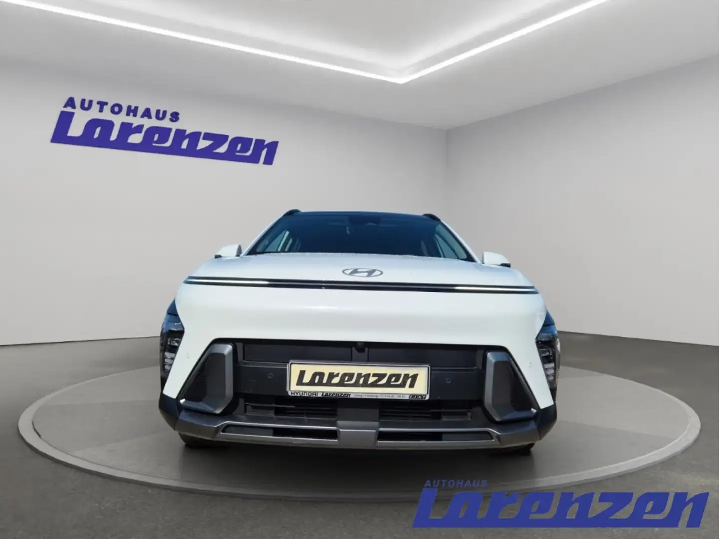 Hyundai KONA Prime DCT 4WD PRIME Glasschiebe El. Panodach Navi Weiß - 2