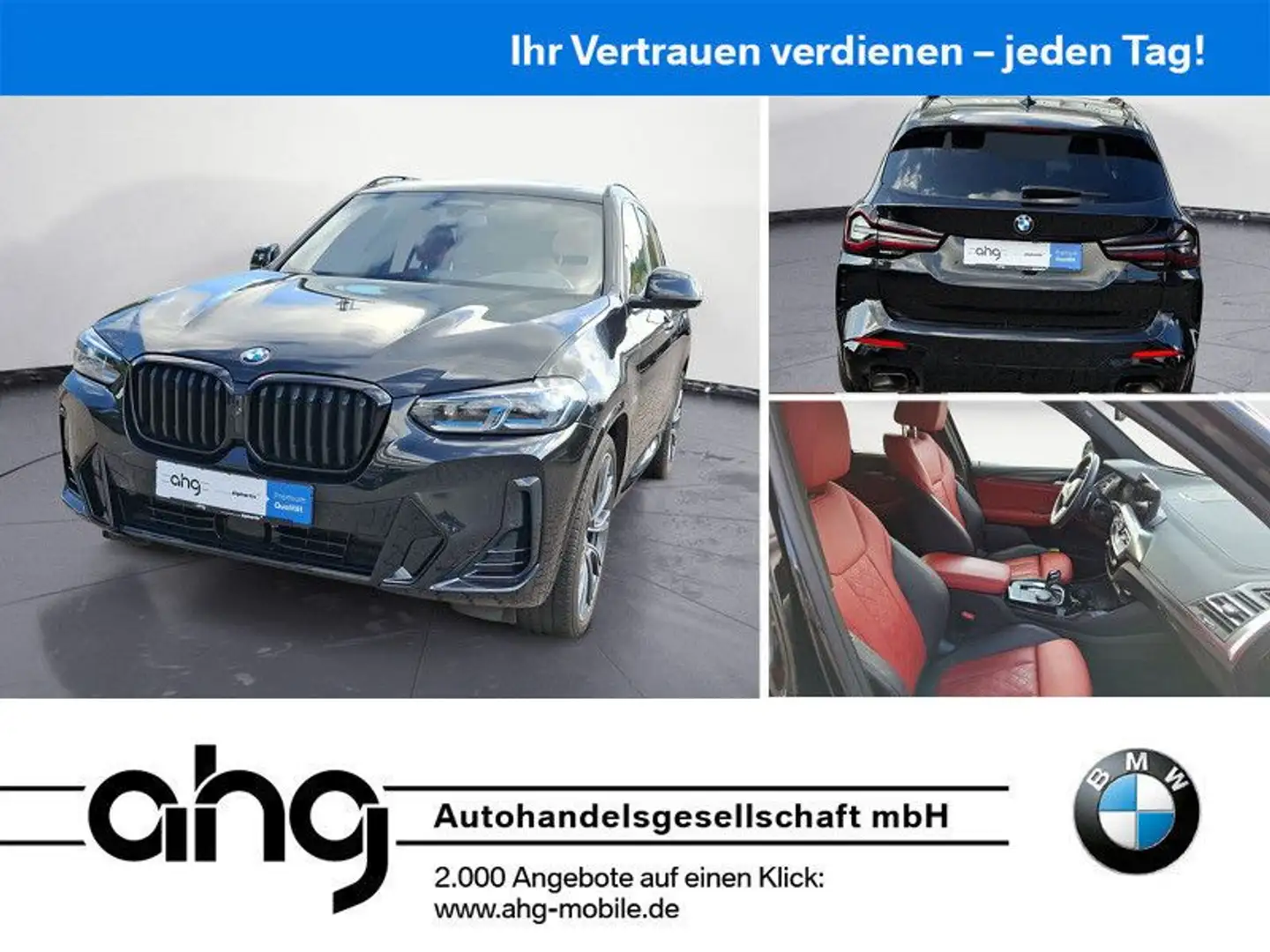BMW X3 xDrive30d AT M Sportpaket Innovationsp. EDC Noir - 1