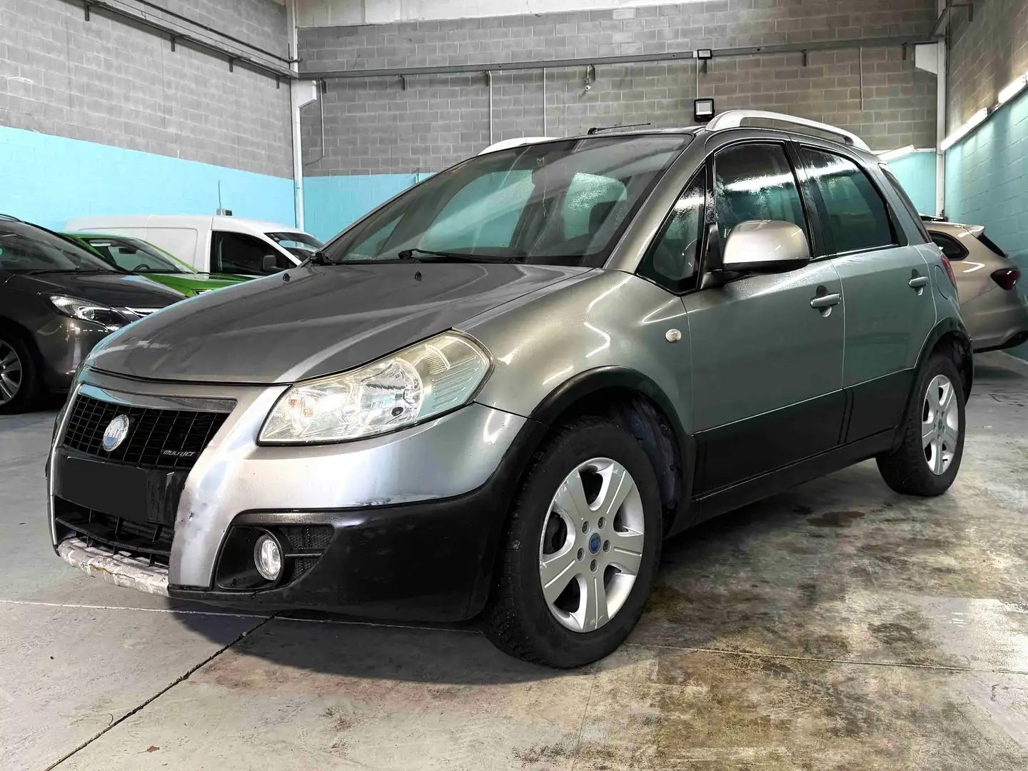 Fiat Sedici Sedici 1.9 mjt Emotion 4x4 120cv Plateado - 1