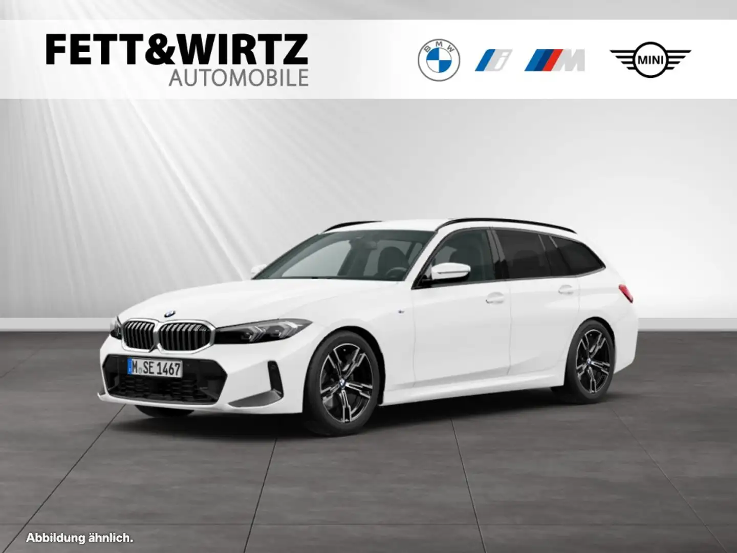 BMW 318 i Touring M Sportpaket|Stop&Go|HiFi|LC+ Weiß - 1