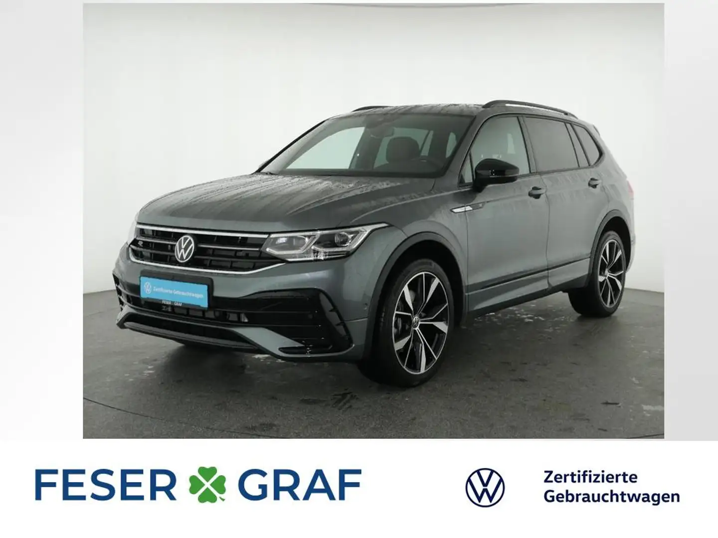 Volkswagen Tiguan Allspace R-line 2.0 TDI Navi AHK Pano StHz Kamera Grau - 1
