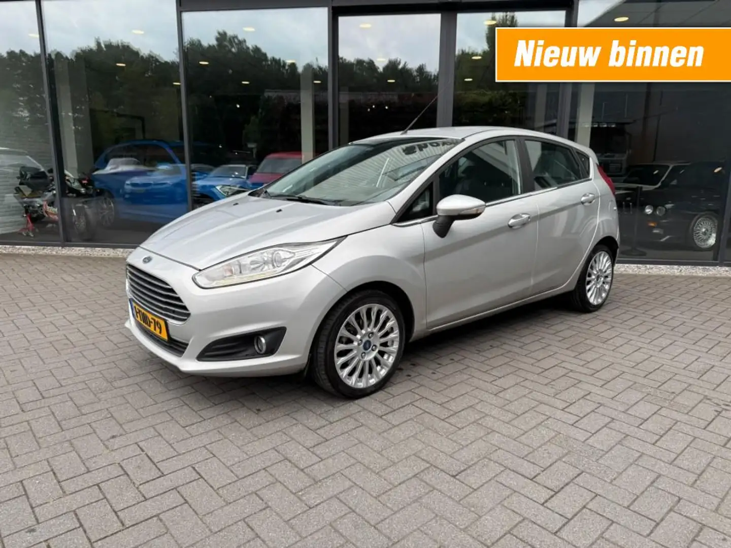 Ford Fiesta 1.0 EcoB. Titanium,Navi,Clima,Cruise,PDC,LMV,Deale Grijs - 1