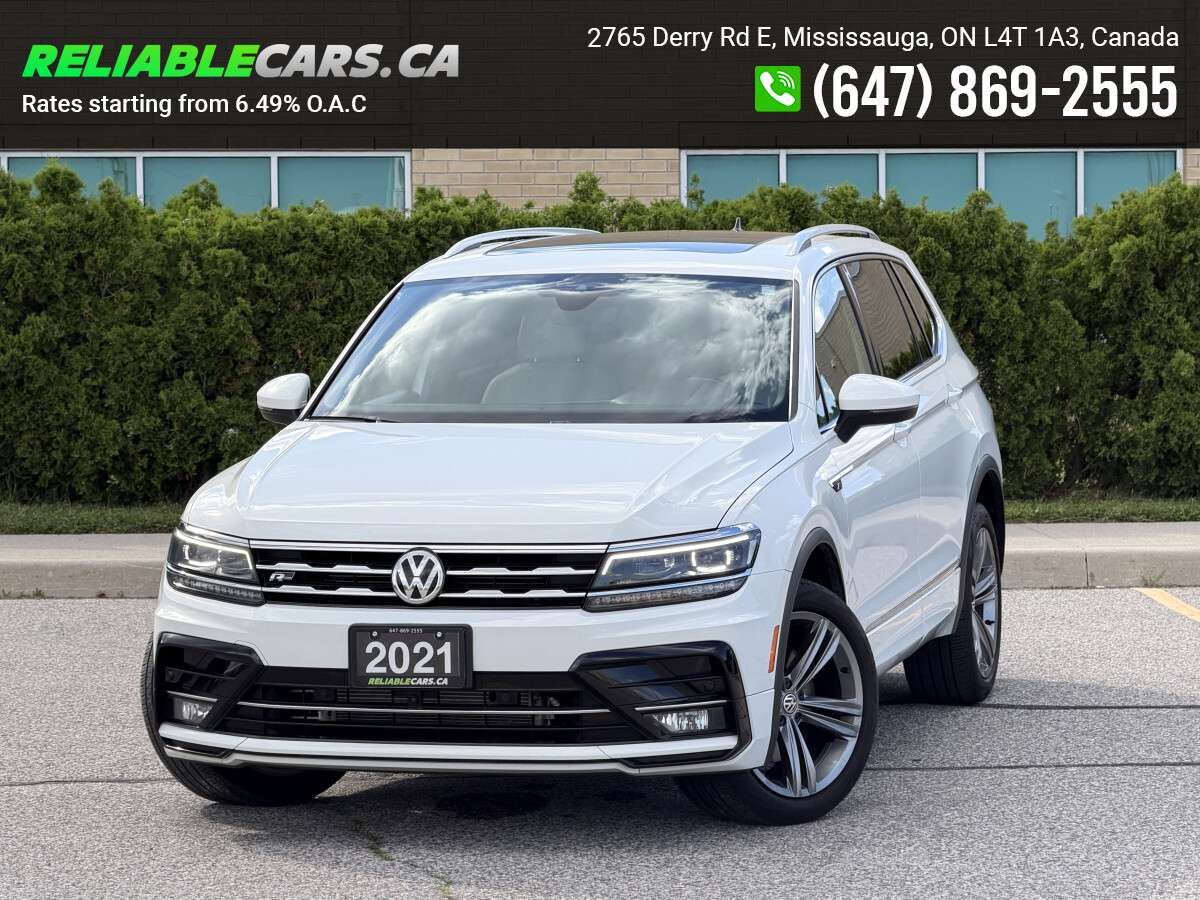2021 Volkswagen Tiguan HIGHLINE R-LINE | AWD | No-Accident | Leather | Na