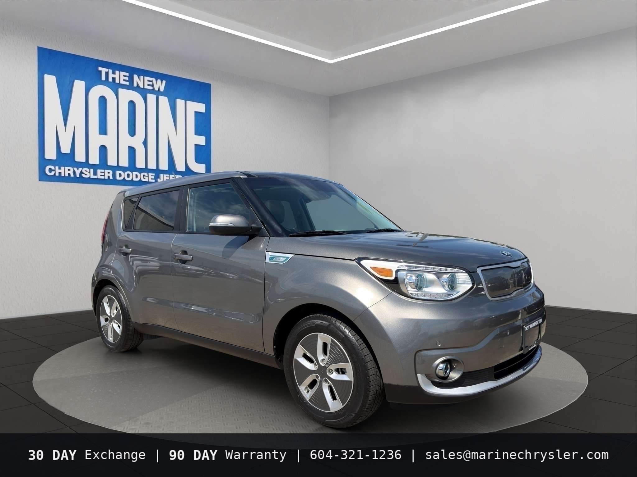 Gray 2017 Kia Soul EV Wagon 1-Speed Automatic