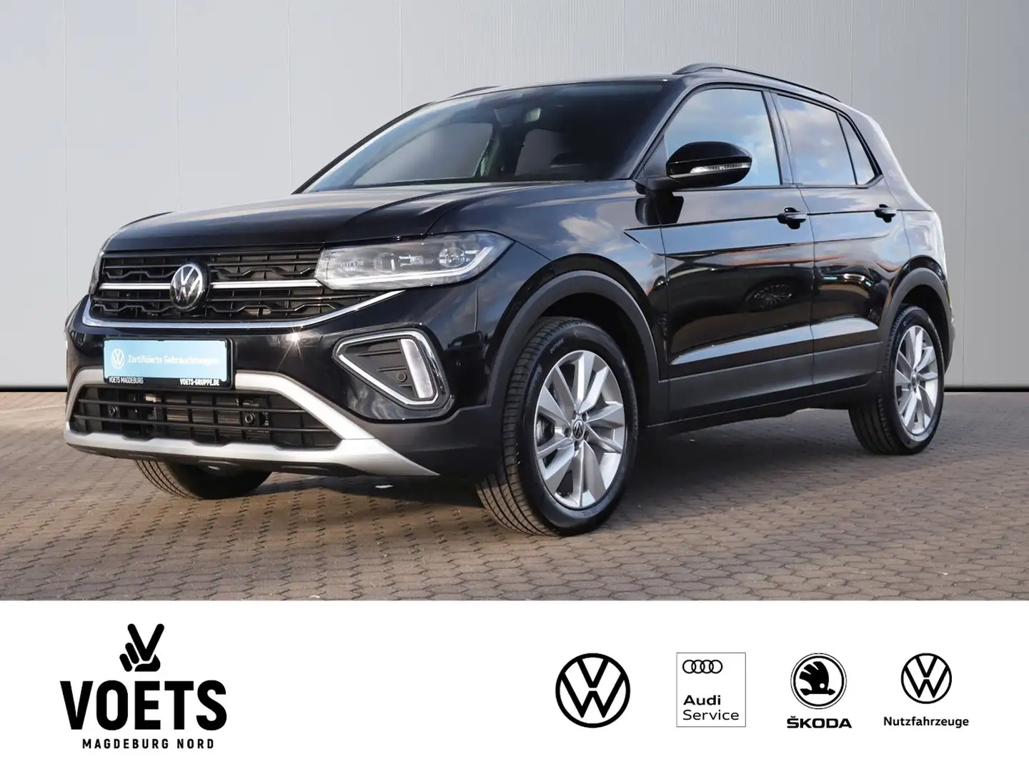 Volkswagen T-Cross 1.0TSI GOAL Matrix-LED+AHK+Navi+Sitzhzg. Schwarz - 1