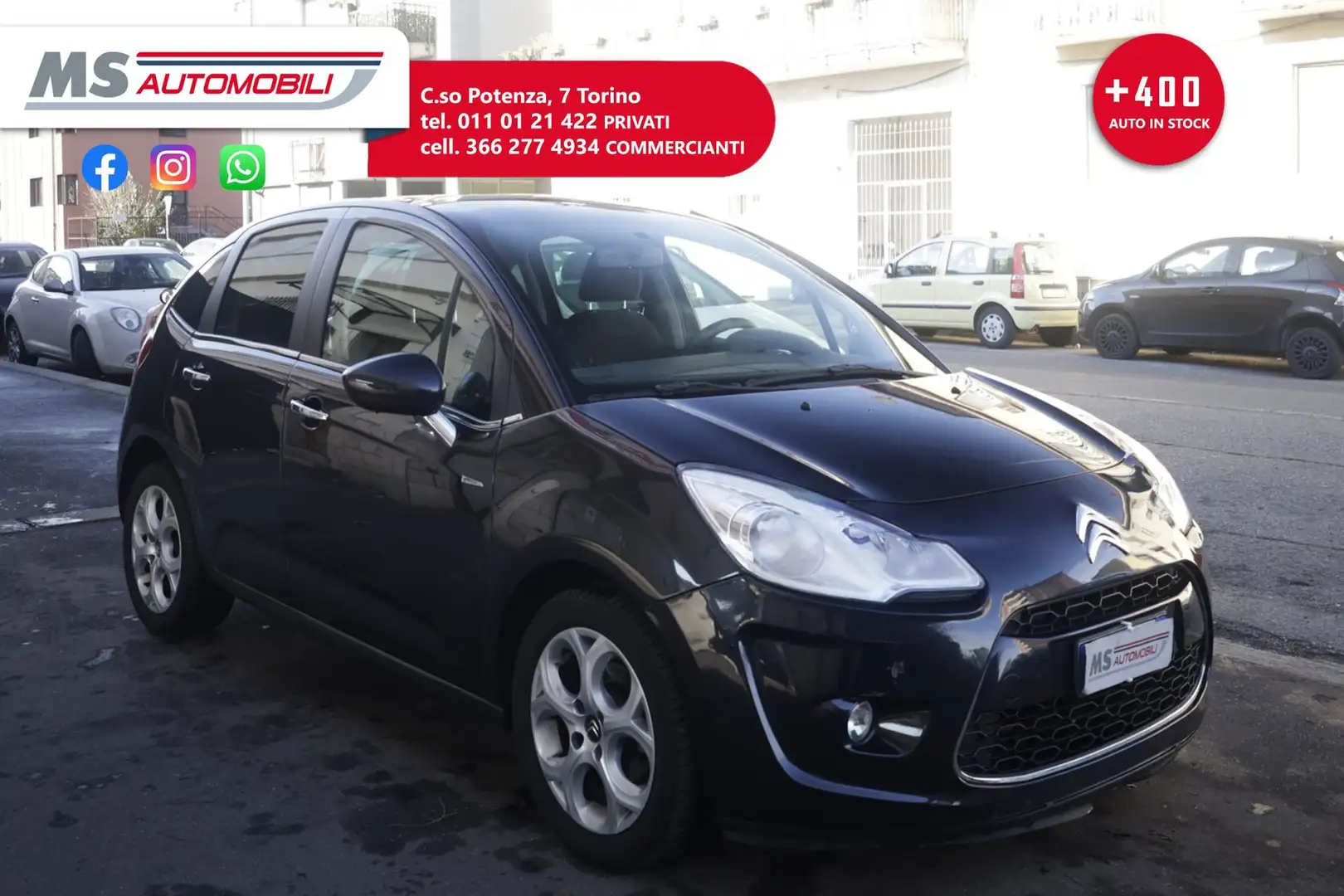 Citroen C3 Citroën C3 1.4 Style Eco Energy Unicoproprietario Nero - 1