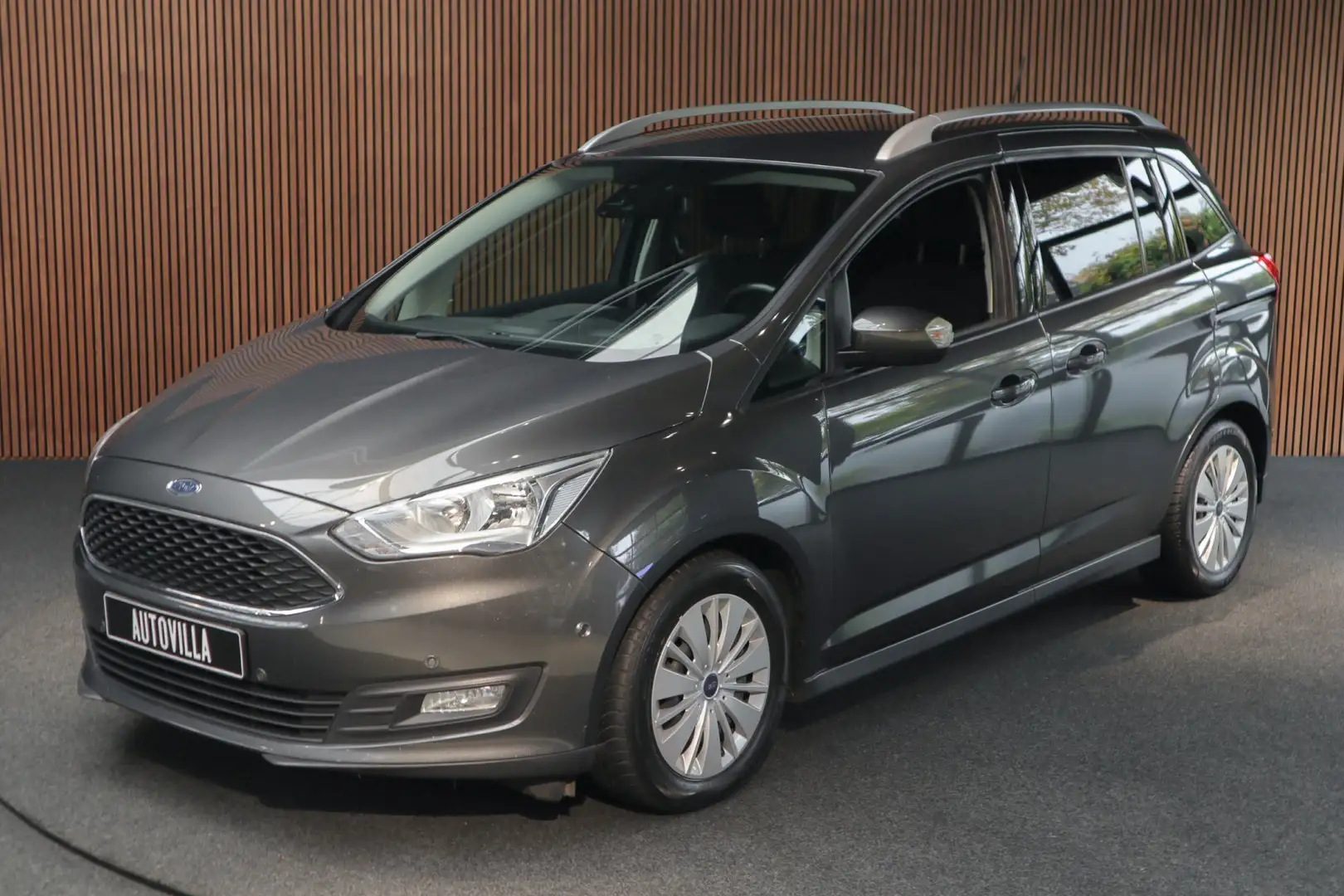 Ford C-Max 1.0 Navi Climate Stuurverwarming Stoelverwarming P Grijs - 1