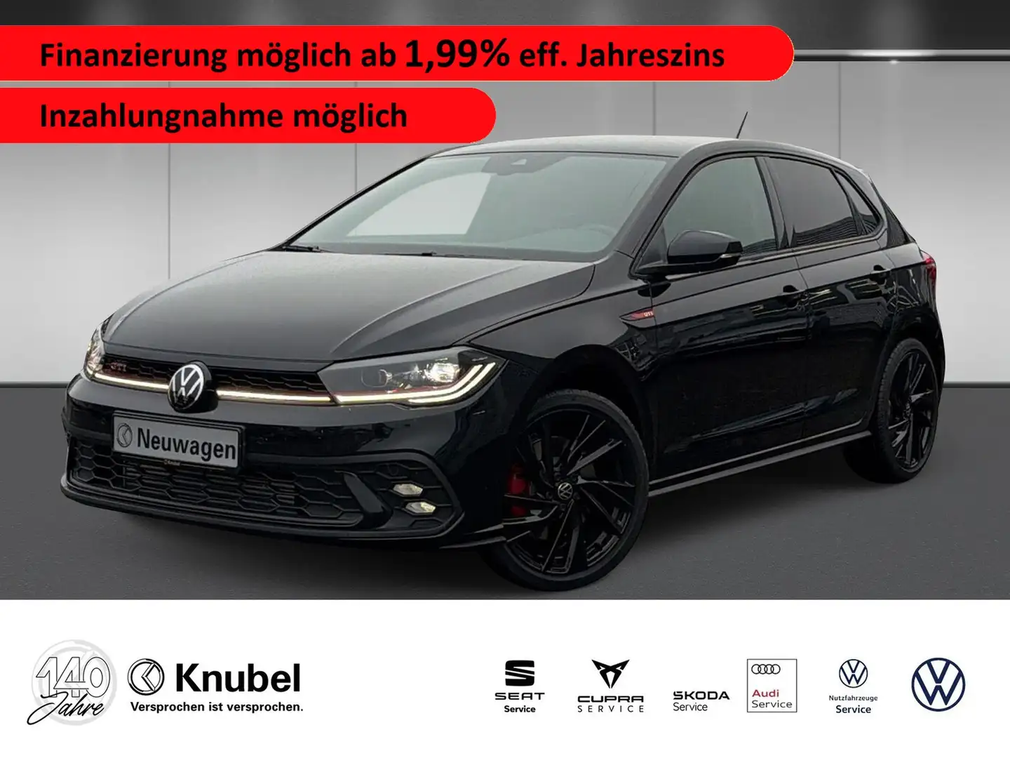 Volkswagen Polo GTI IQ.Light Keyless Navi Leder 18" 300 W Sound Noir - 1