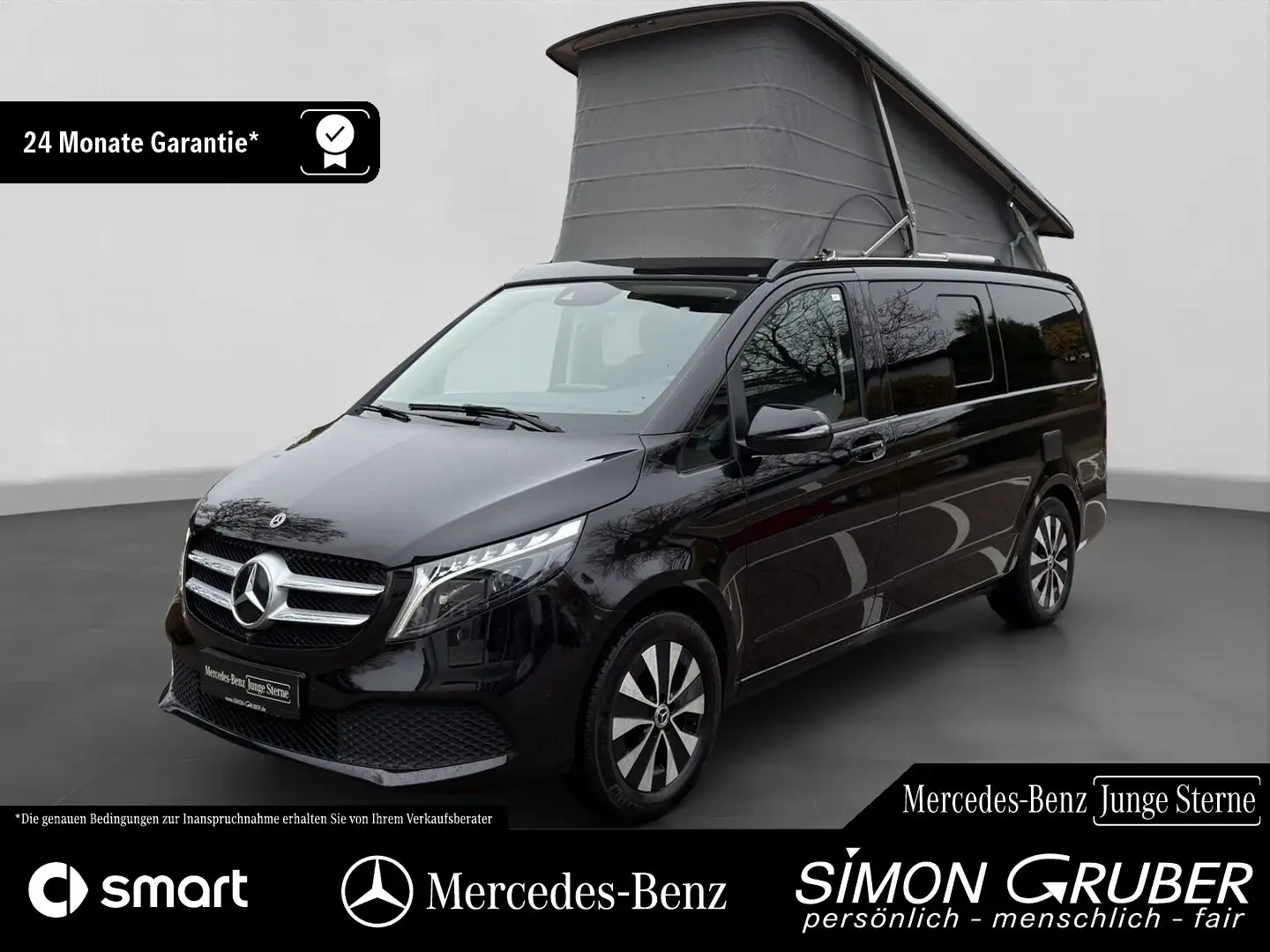 Mercedes-Benz Marco Polo V 300 d 4M Marco Polo Küche Glasdach Standhzg Schwarz - 1