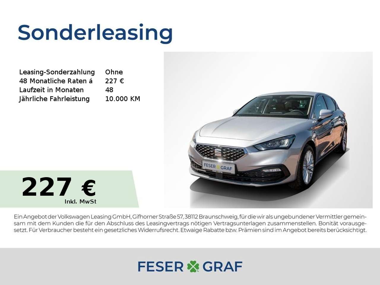 Seat Leon 2021 — 1.5 eTSI DSG Xcellence LED/Navi/Kamera/ACC