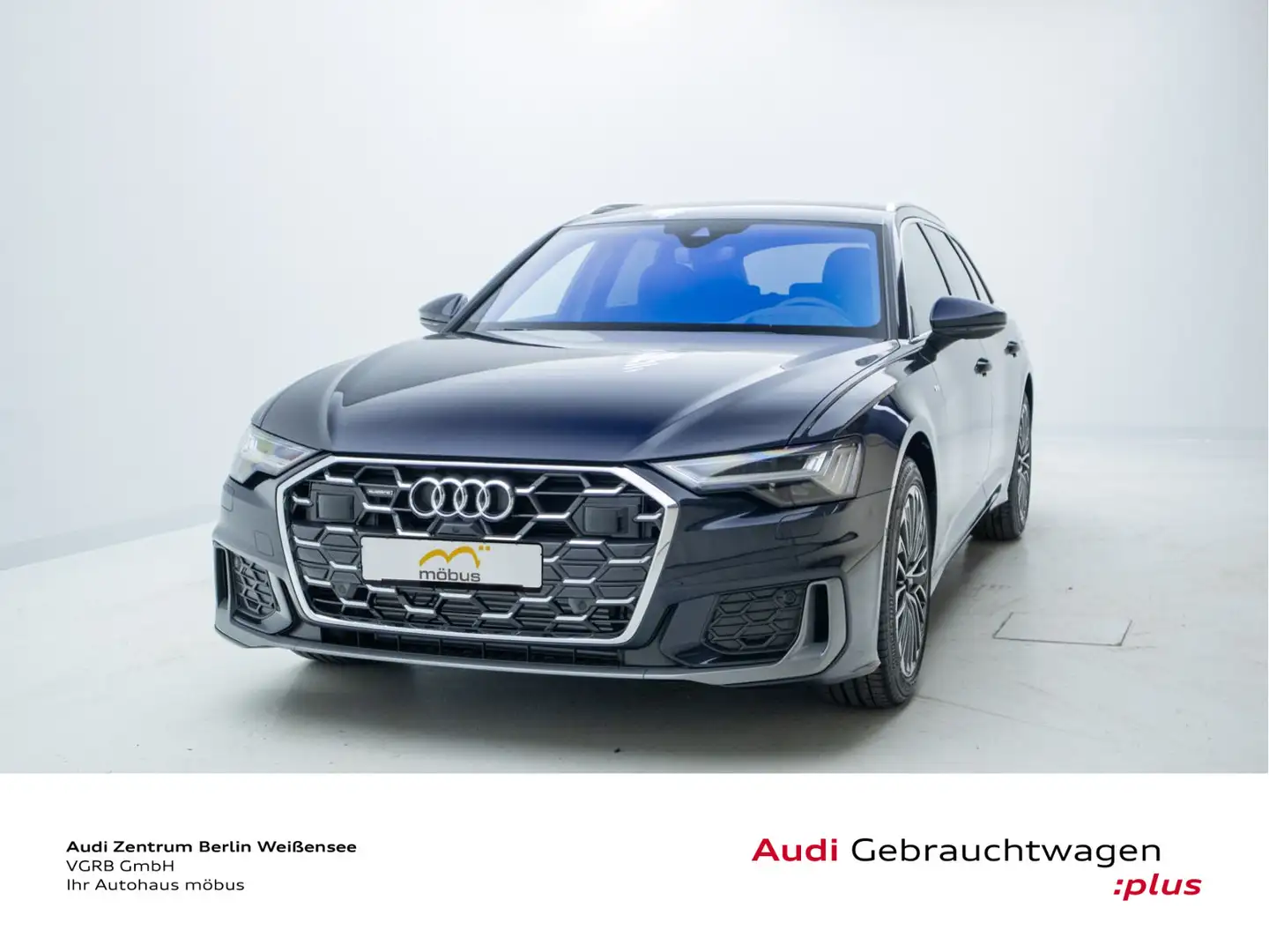 Audi A6 55 TFSIe S-TRO*QU*S-LINE*MATRIX*HUD*AHK Blau - 2