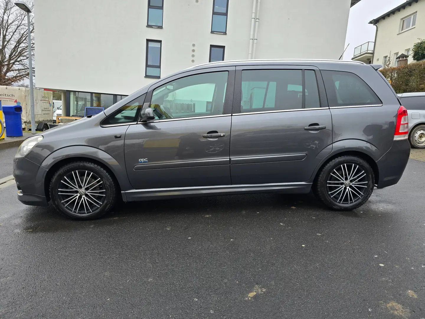 Opel Zafira OPC-LINE, 7-SITZER,  AHK, Recaro Sportsitze,  SHZ, Gris - 2