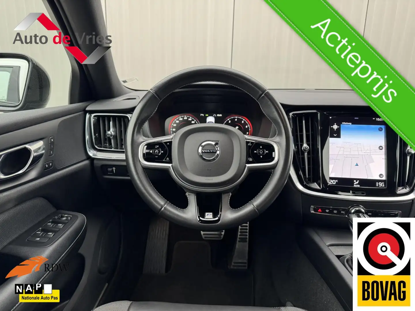 Volvo S60 2.0 T4 R-Design|NL-Auto|Leder|LED|Navi Black - 2