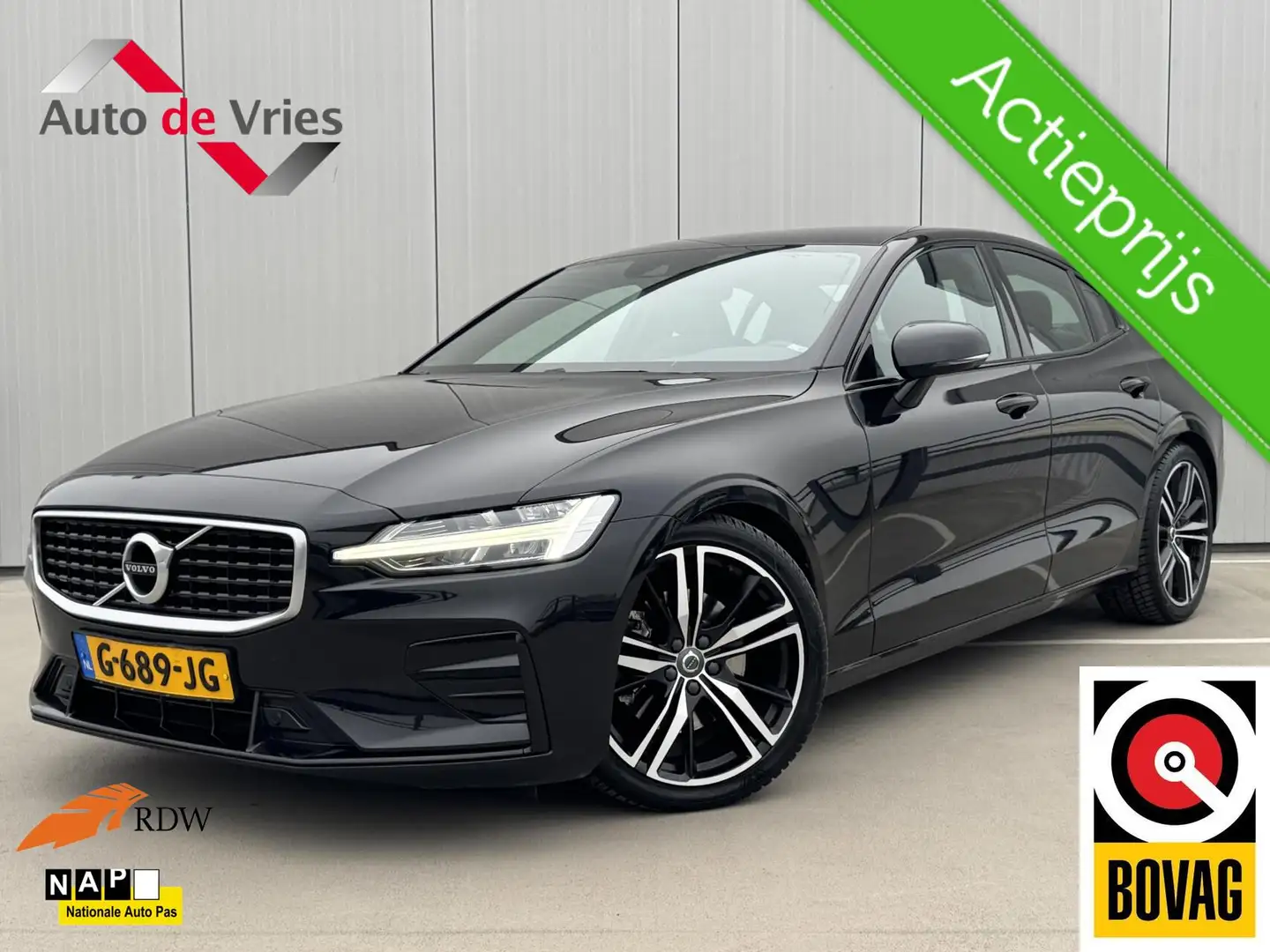 Volvo S60 2.0 T4 R-Design|NL-Auto|Leder|LED|Navi Black - 1