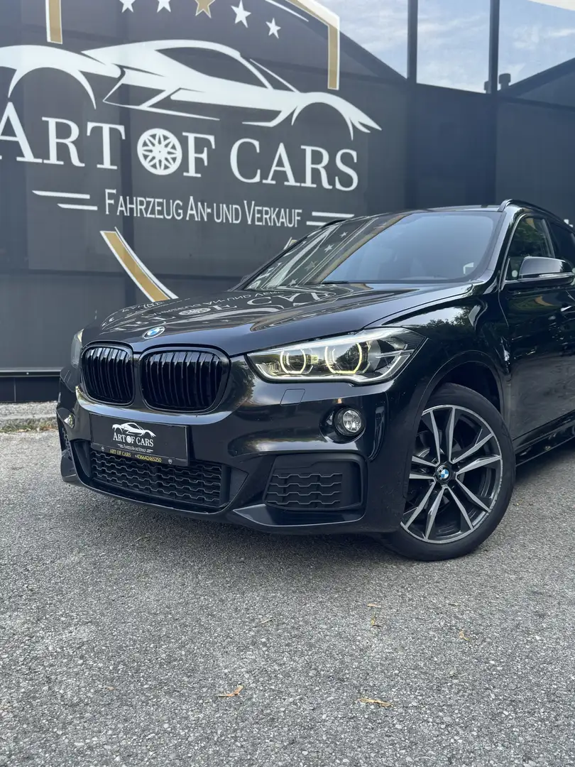 BMW X1 sDrive 18 d M Sport/LED/AHK/ Ab 176 Euro im Monat Schwarz - 2