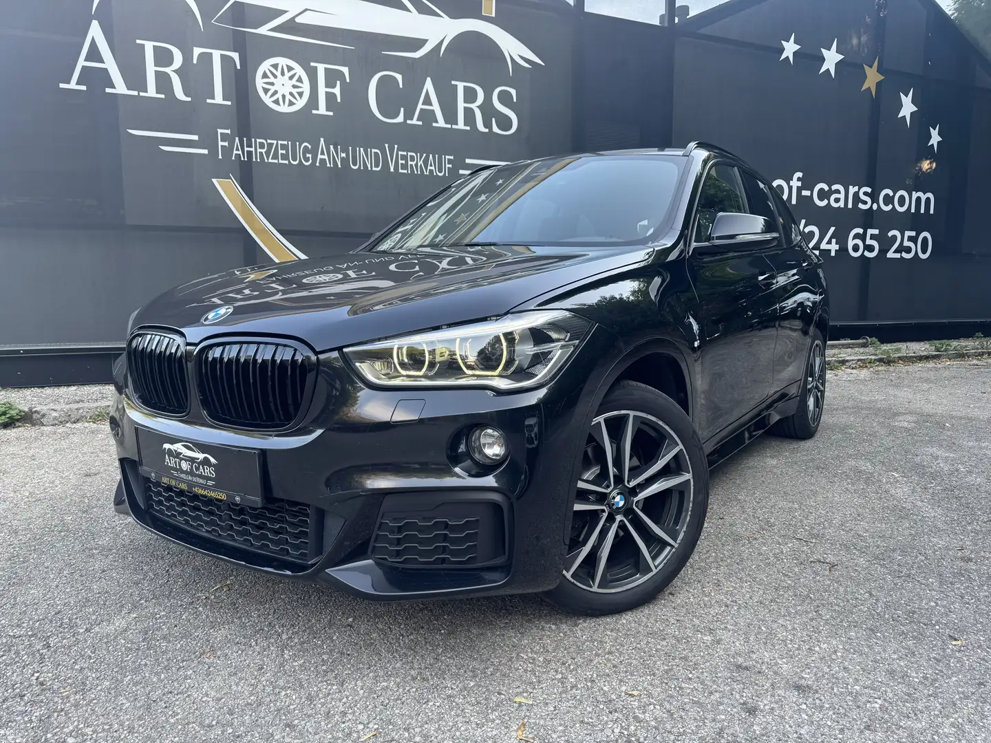 BMW X1 sDrive 18 d M Sport/LED/AHK/ Ab 176 Euro im Monat Schwarz - 1