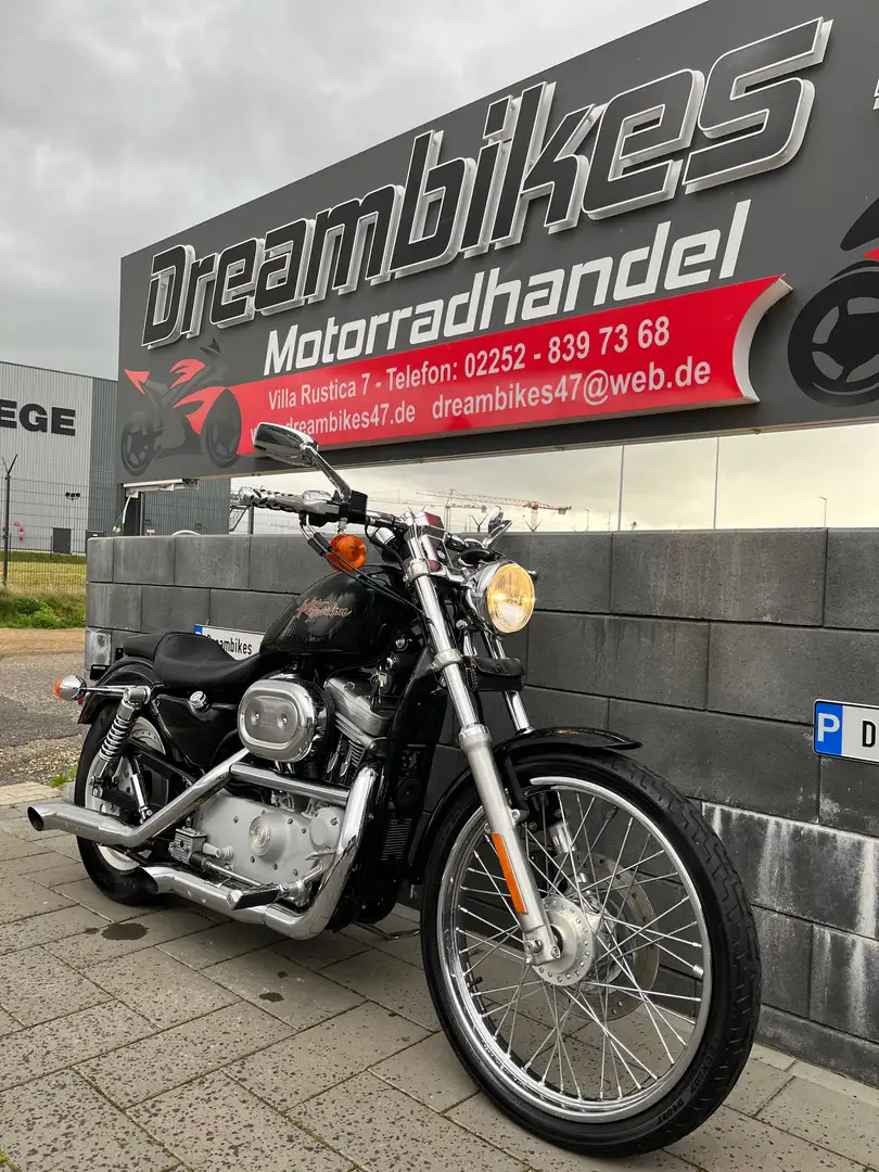 Harley-Davidson Sportster XL 883 **MARVIND AUSPUFF**VORVERLEGTE FUßRASTENANLAGE* Schwarz - 2