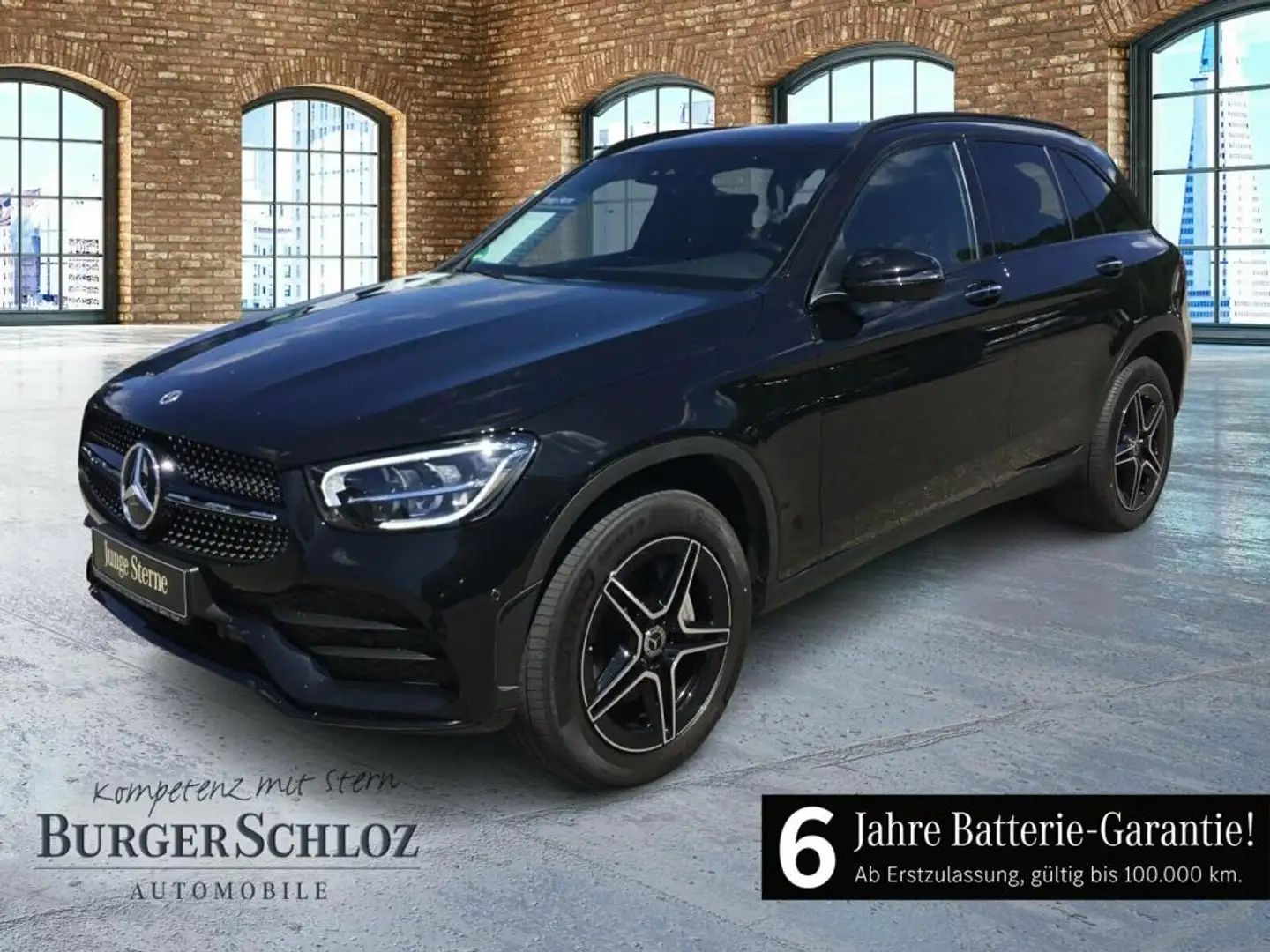 Mercedes-Benz GLC 300 de 4M AMG ParkAss. Pano 360 Night 4xSHZ Noir - 1