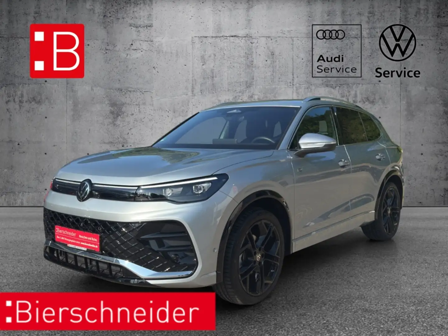 Volkswagen Tiguan 1.5 eTSI DSG R-Line Neues Modell LEDER H&K HEAD-UP Silber - 1