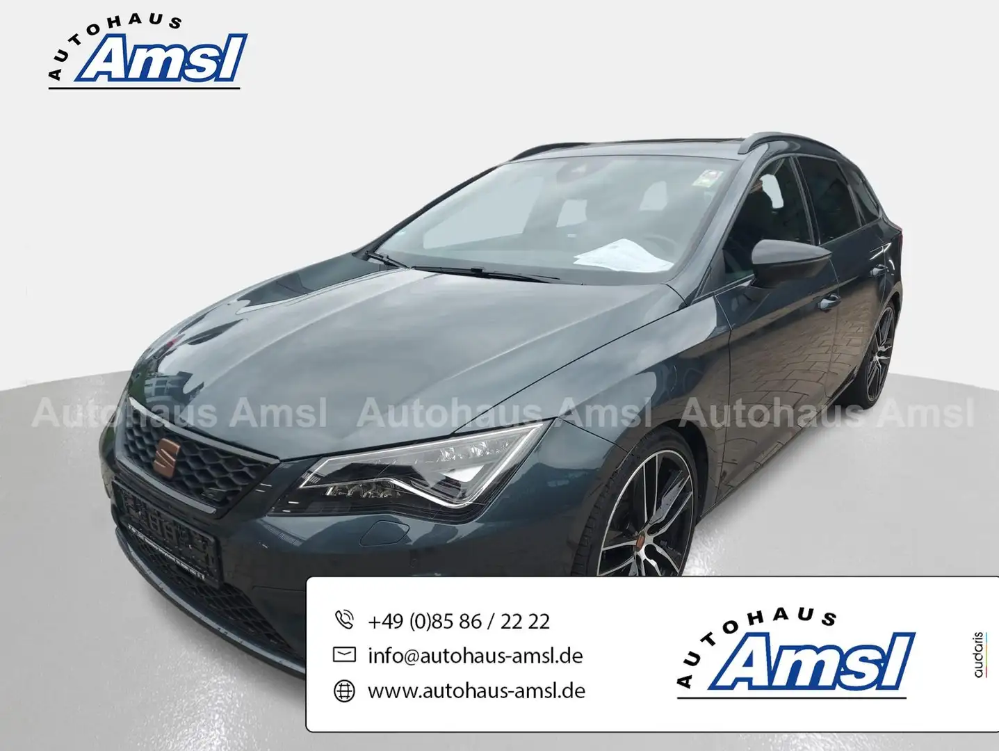 SEAT Leon CUPRA 2.0 TSI 4Drive DSG *8-fach*PANO*RKAM* Gris - 1