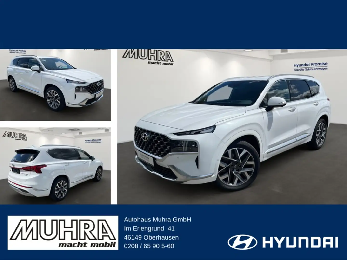Hyundai SANTA FE 2.2 CRDi SIGNATURE SEVEN 4WD 20"LM Weiß - 1