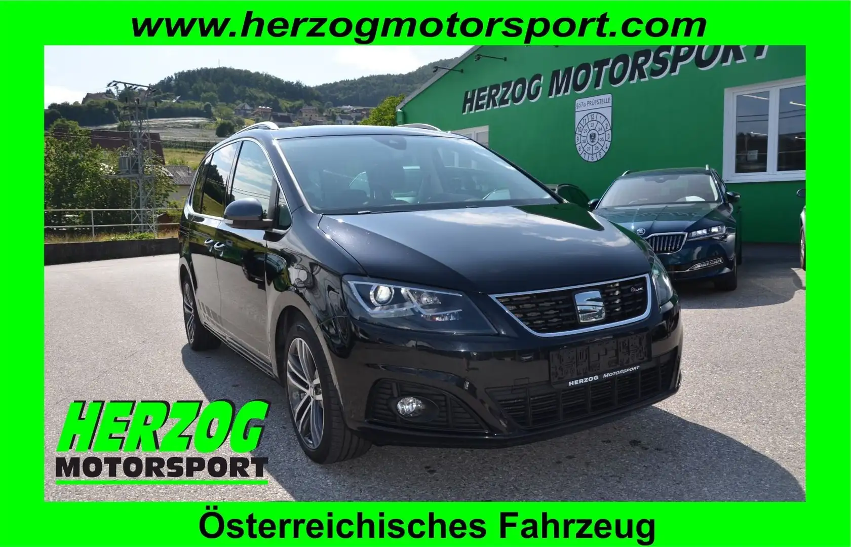 SEAT Alhambra Seat Alhambra FR 4x4 DSG XENON ACC AHV Kindersitz Schwarz - 1