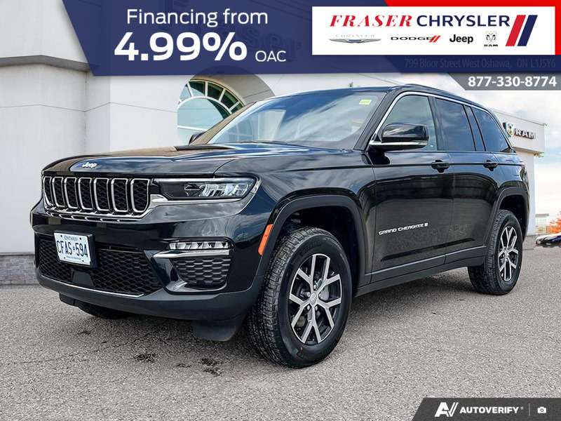 Black 2025 Jeep Grand Cherokee Limited 4WD SUV / Crossover Four-Wheel Drive Automatic