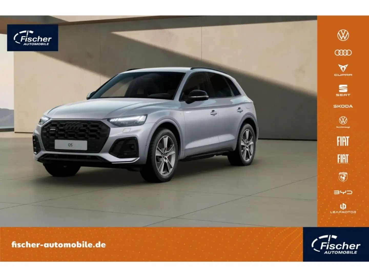Audi Q5 55 TFSI e quattro S line Silber - 1