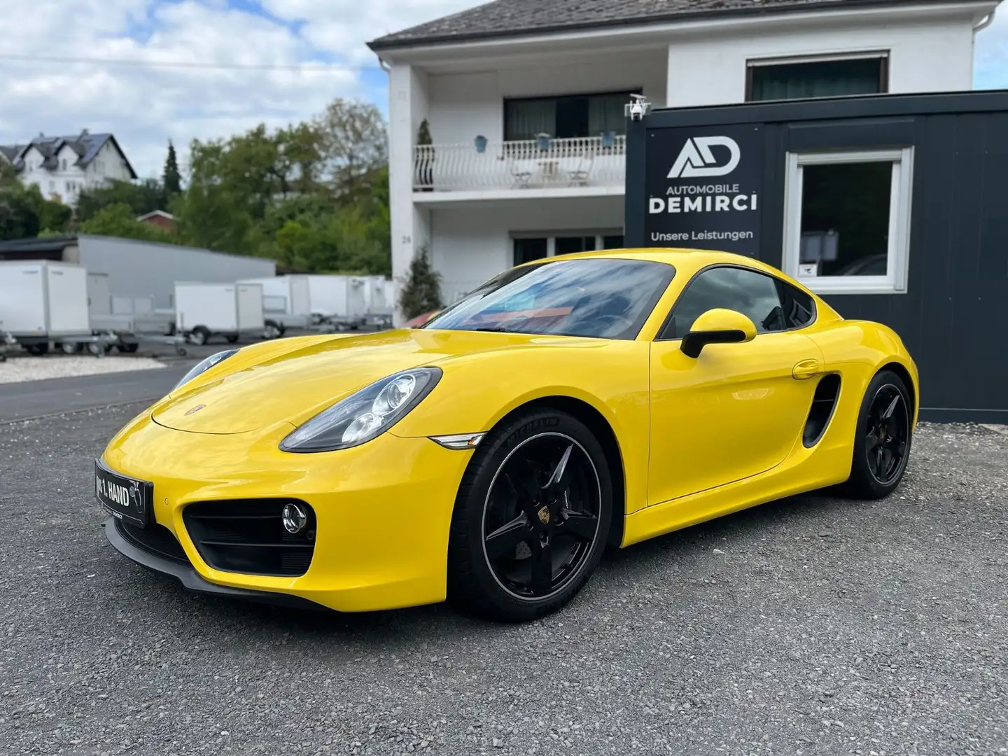 Porsche Cayman *Sportauspuff+Alcantara+Schalter* Gelb - 1