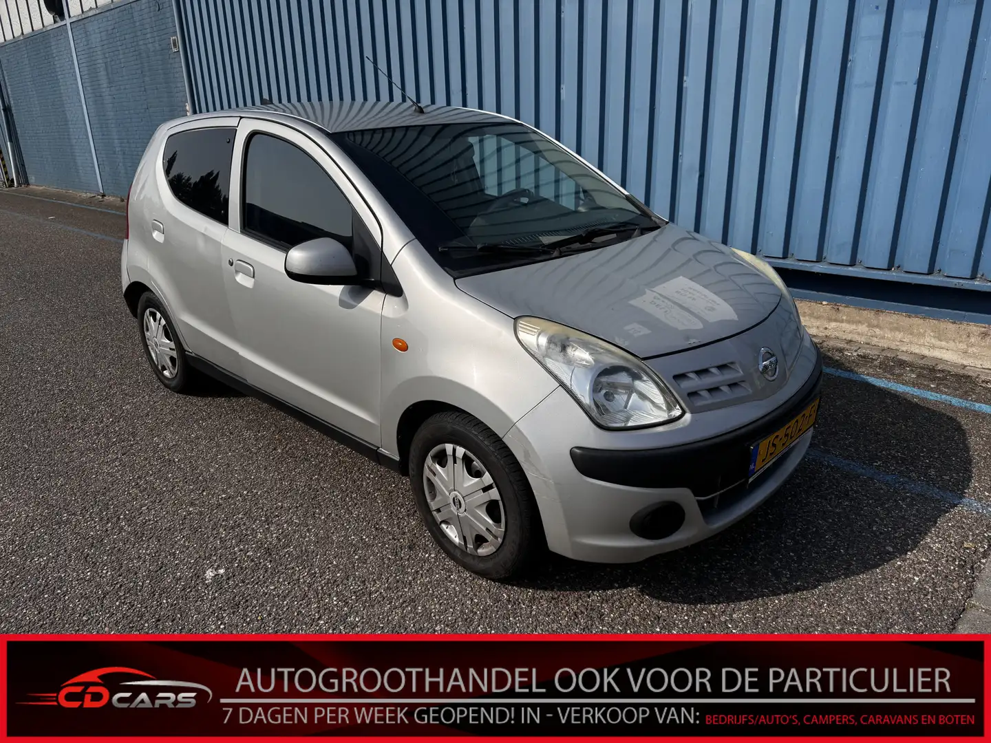 Nissan Pixo 1.0 Acenta Inruilauto’s tegen vaste prijzen. Voor Gris - 1