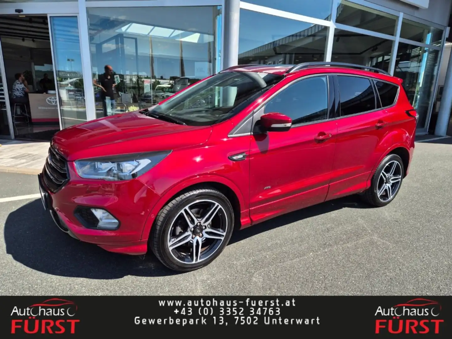 Ford Kuga 2,0 TDCi AWD Aut. ST-LINE *8-Fach*PANO* Rot - 1