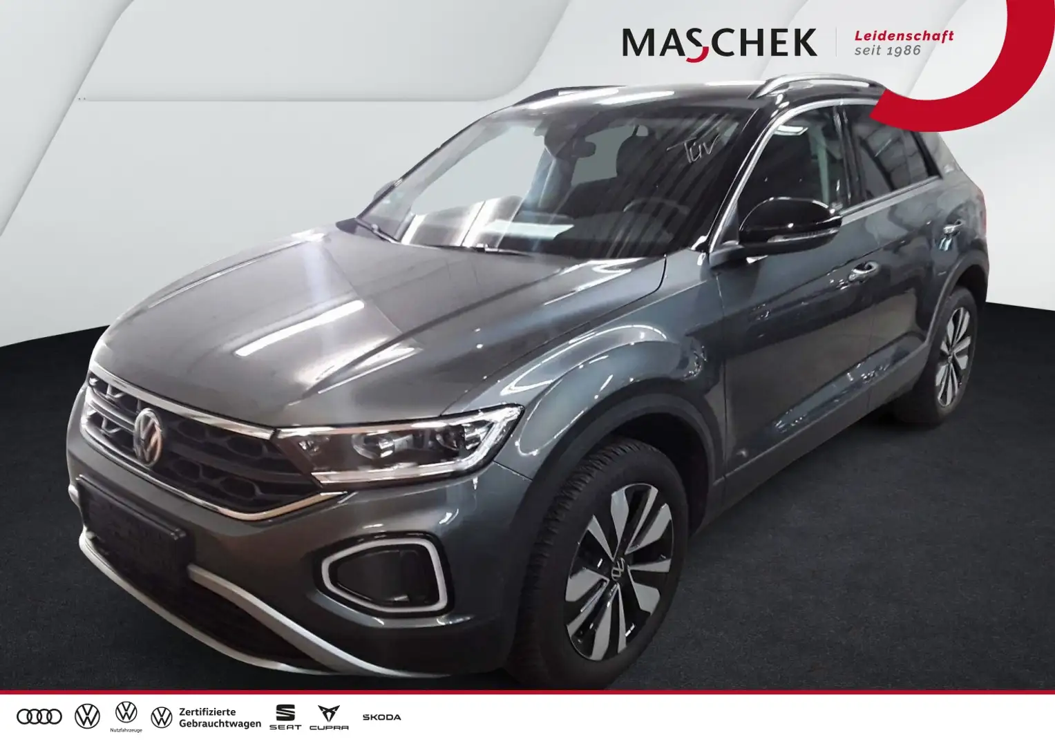 Volkswagen T-Roc Goal 2.0 TDI DSG AHK Navi Kamera PDC Sitzh. AHK AC Schwarz - 1